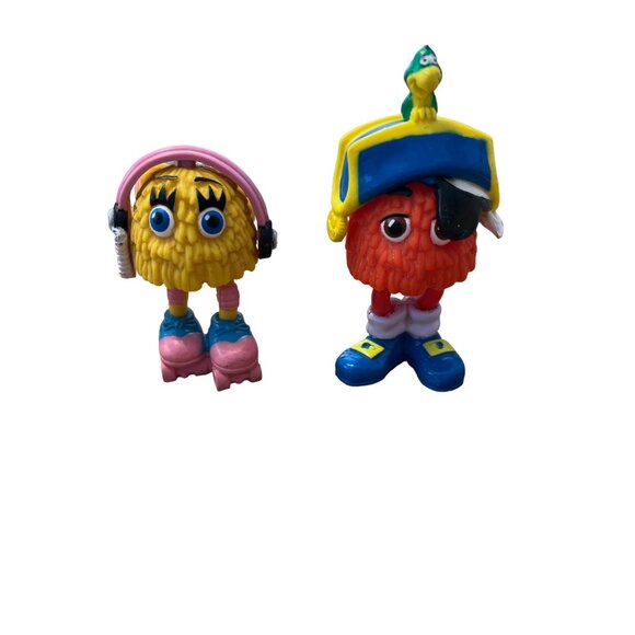 McDonald’s Lot of 2 Funny Fry Friends‎ Matey Pirate & Rollin’ Rocker, Happy Meal - Picture 1 of 7